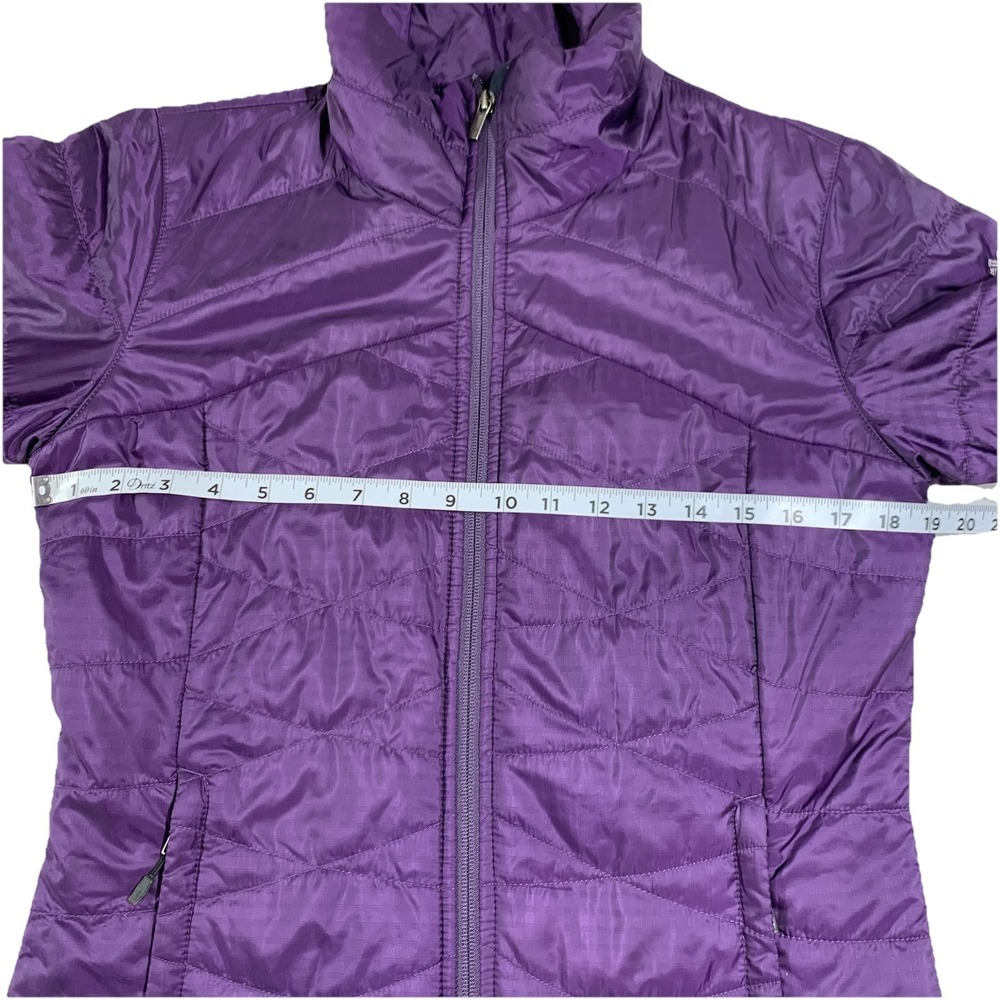 COLUMBIA Omni Heat Onmi Shied Advance Repellency Purple Coat Full Zip Women's M - Picture 4 of 10
